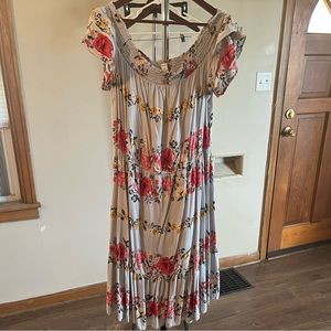 Off the shoulder dress